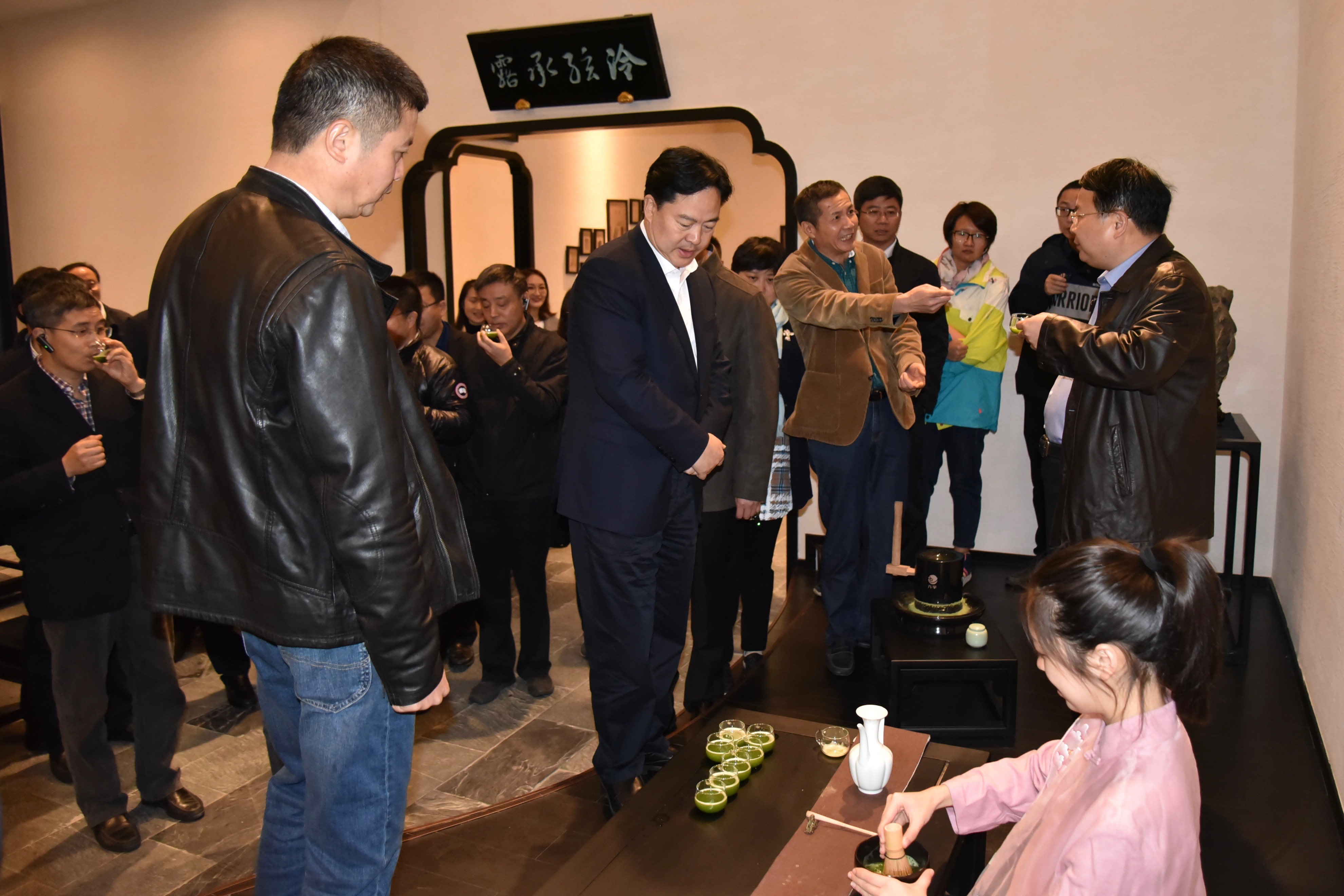 江阴市委书记陈金虎一行考察LD.COM-乐动(中国)特种茶中心