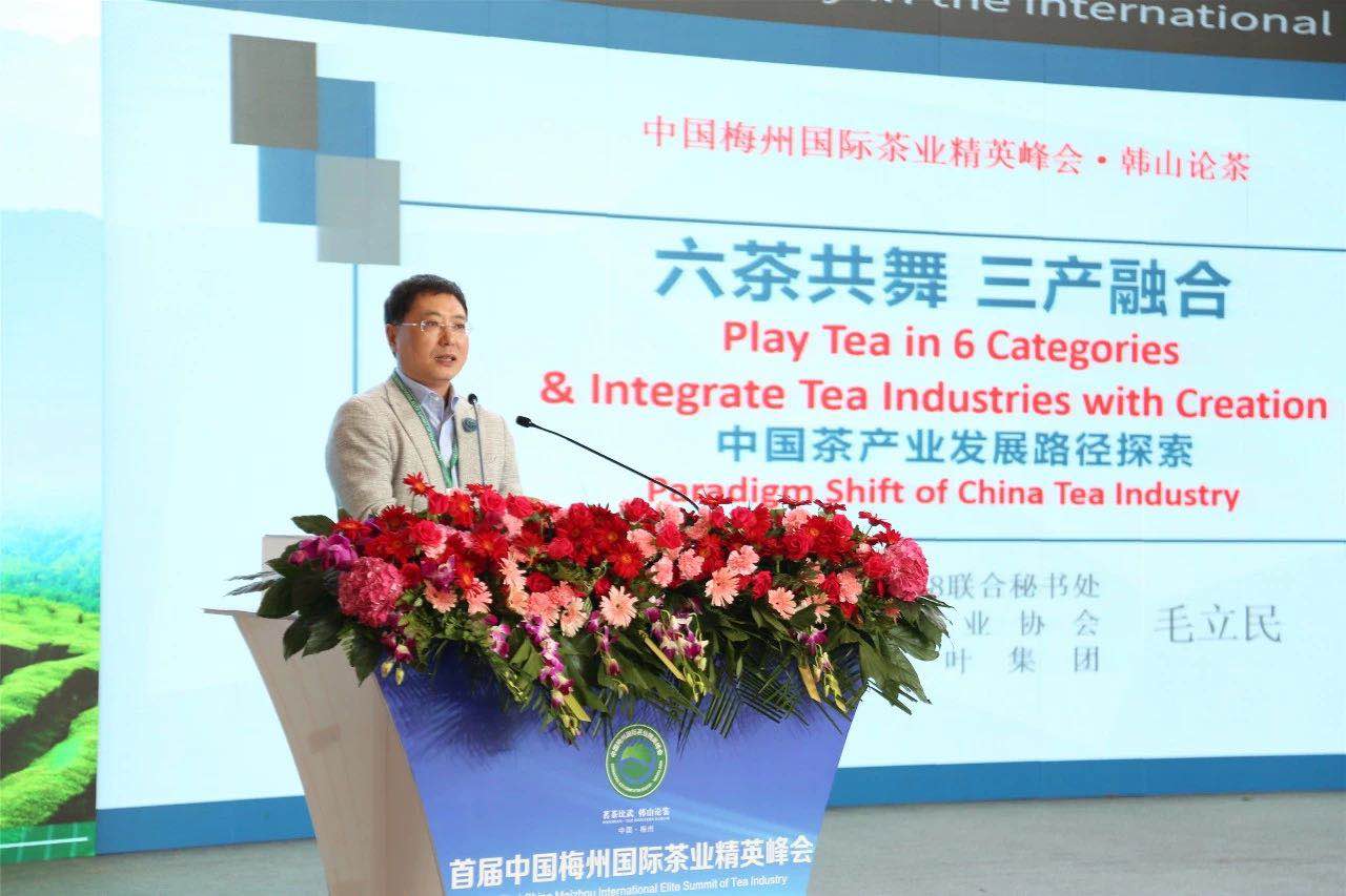首届中国梅州国际茶业精英峰会举行 LD.COM-乐动(中国)代表分享前沿观点