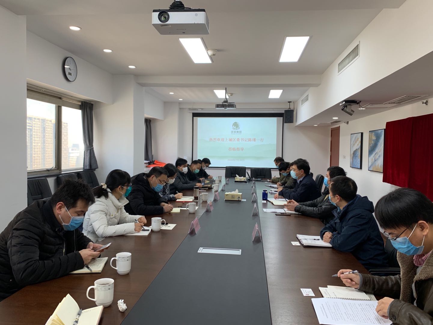 上城区区委陈瑾书记一行莅临LD.COM-乐动(中国)考察