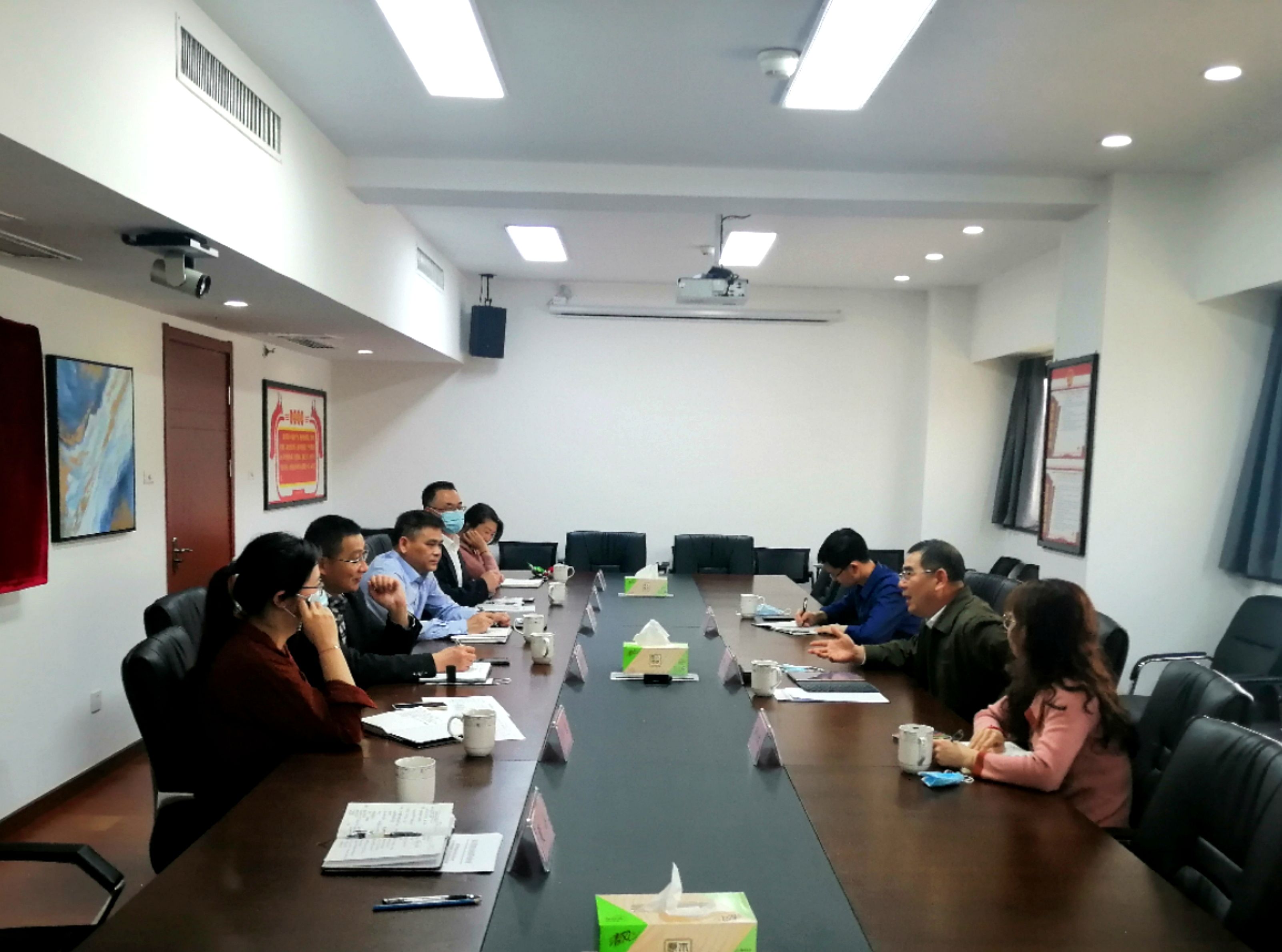 省供销社张建副主任一行来LD.COM-乐动(中国)督查检查疫情防控工作