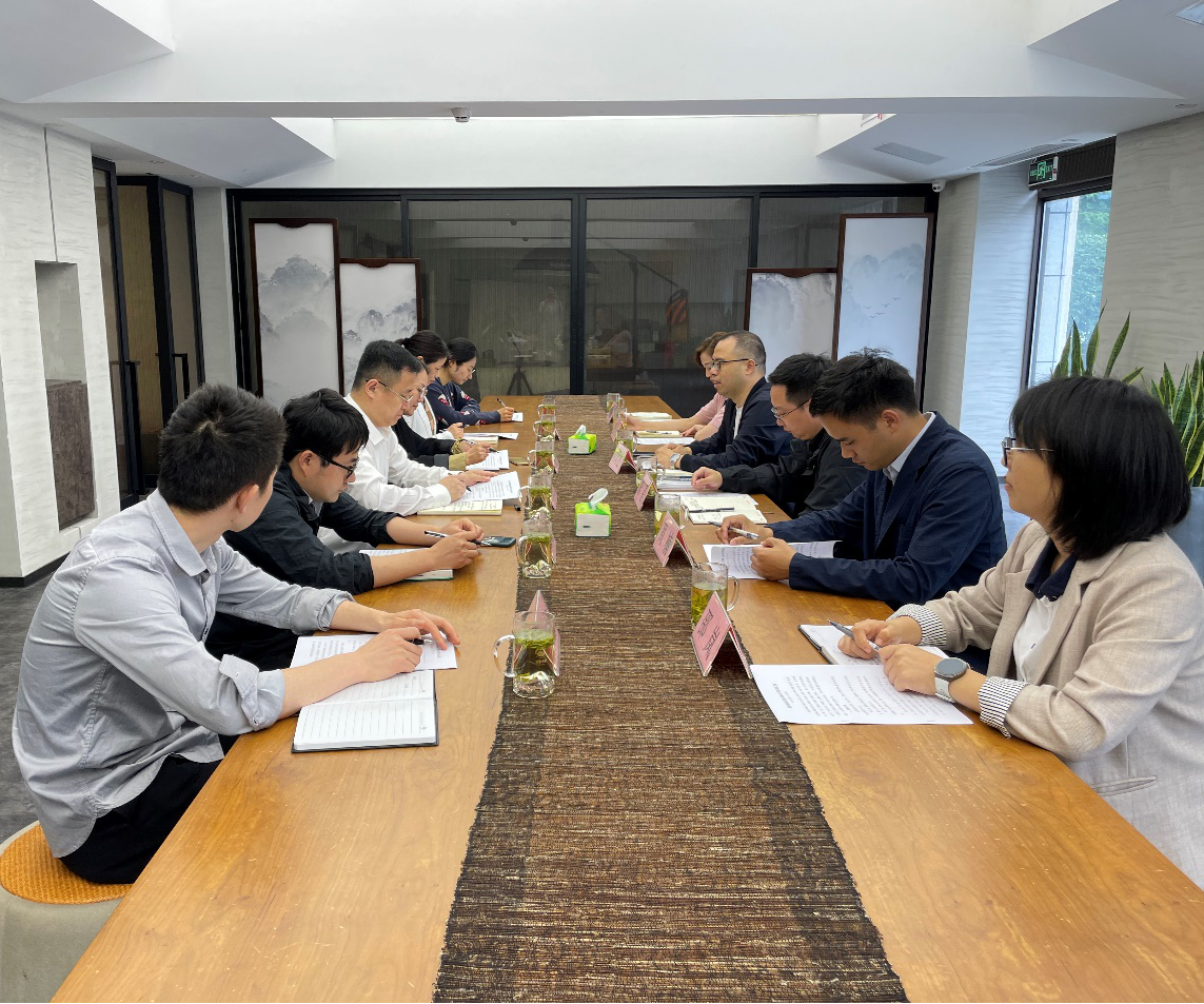 省社副主任冯冠胜莅临LD.COM-乐动(中国)狮峰茶业公司调研