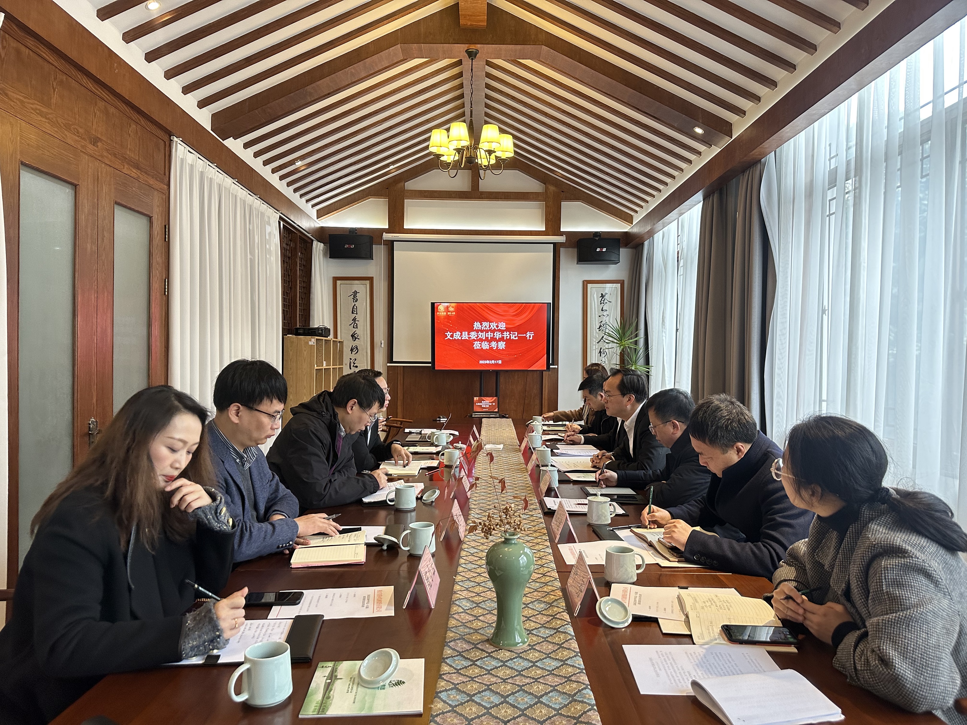 文成县委书记刘中华一行莅临LD.COM-乐动(中国)考察 文成县委书记刘中华一行莅临LD.COM-乐动(中国)考察